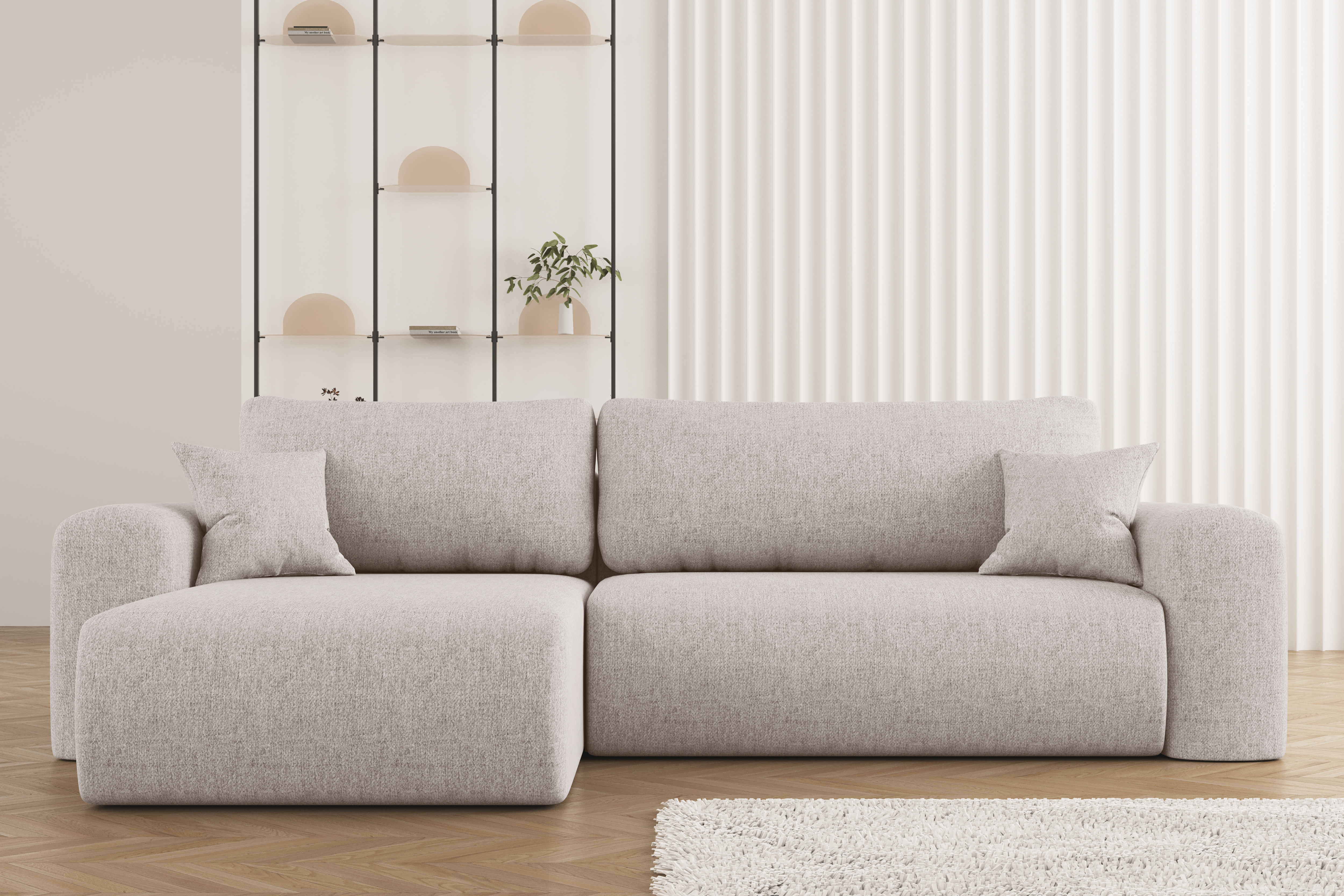 Capri L Ecksofa Neve Stoff 03